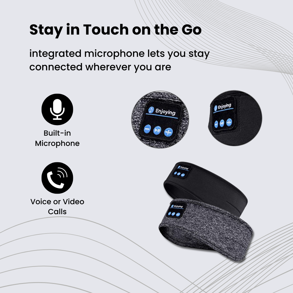 SLEEPSYNC Wireless Headband Phone